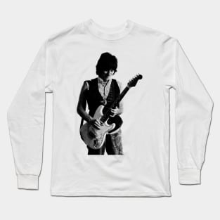 Jeff Beck /\ Old School Aesthethic Retro Long Sleeve T-Shirt